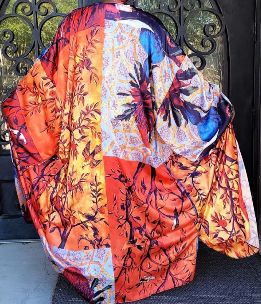 FLORAL KIMONO DRESSES - 6 CHOICES