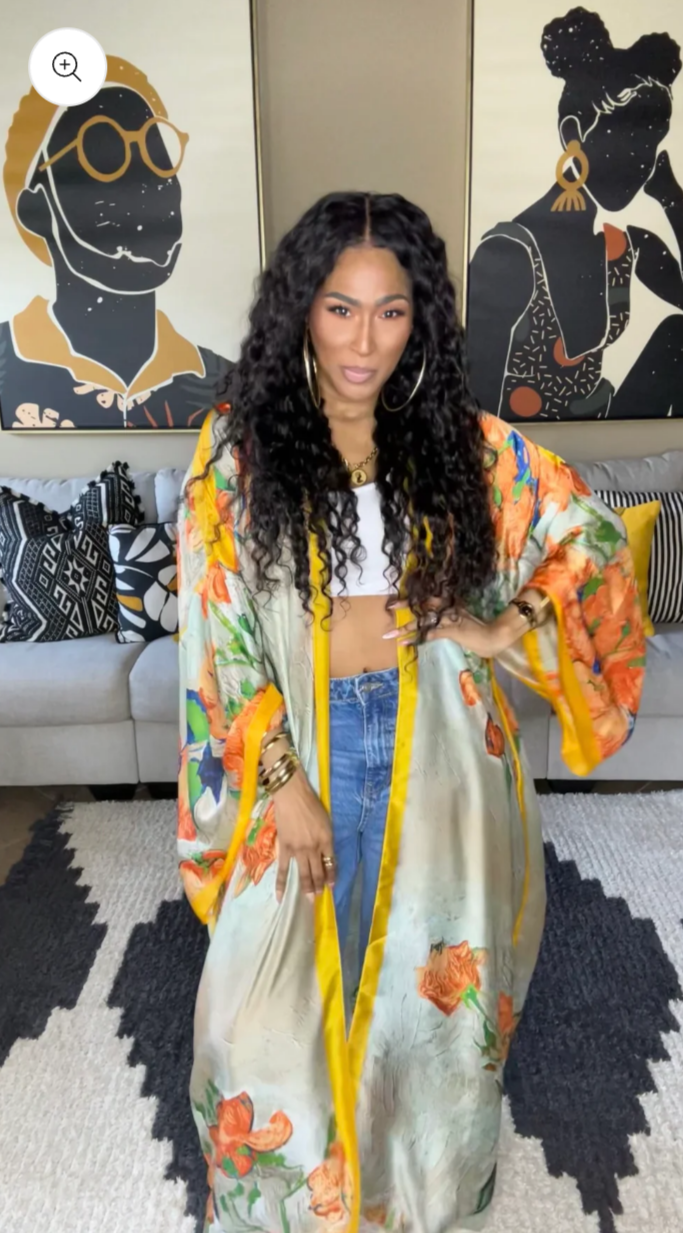 QUEEN READY KIMONO DRESS