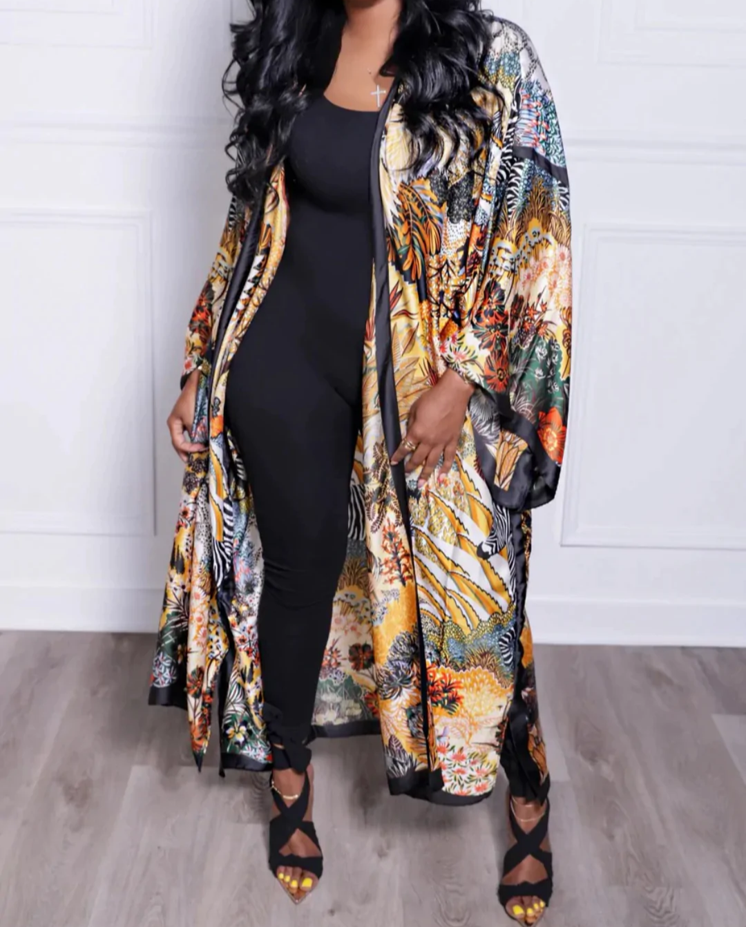 SAFARI KIMONO DRESS