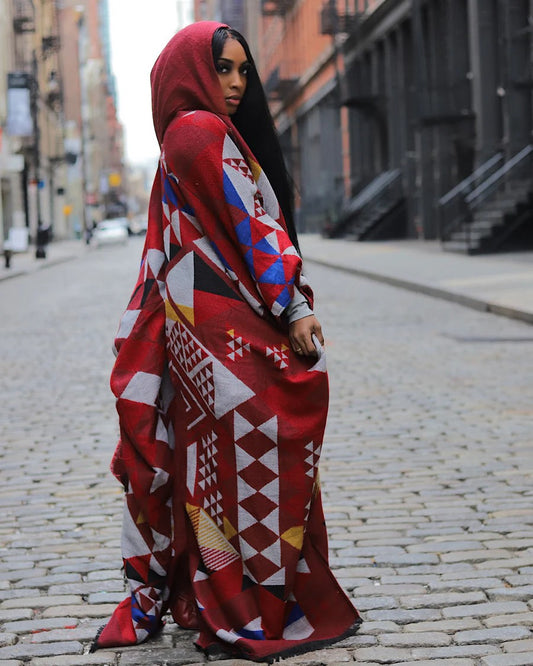NINA HOODED KIMONO