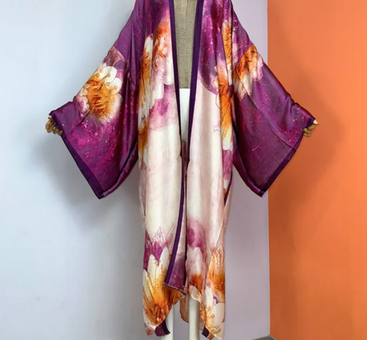 $39.99 FLORAL KIMONO DRESSES - 7 COLORS