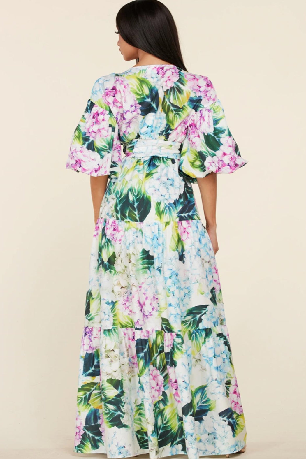 Ms. ZOÉ FLORAL PRINT MAXI DRESS
