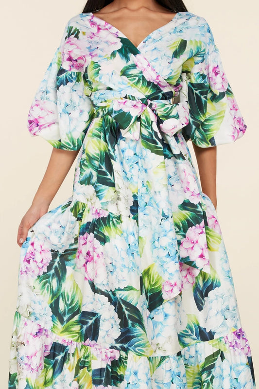 Ms. ZOÉ FLORAL PRINT MAXI DRESS