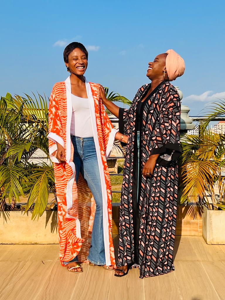 LILI ANKARA TRIBAL PRINTED KIMONOS (available in white, red, black and orange)