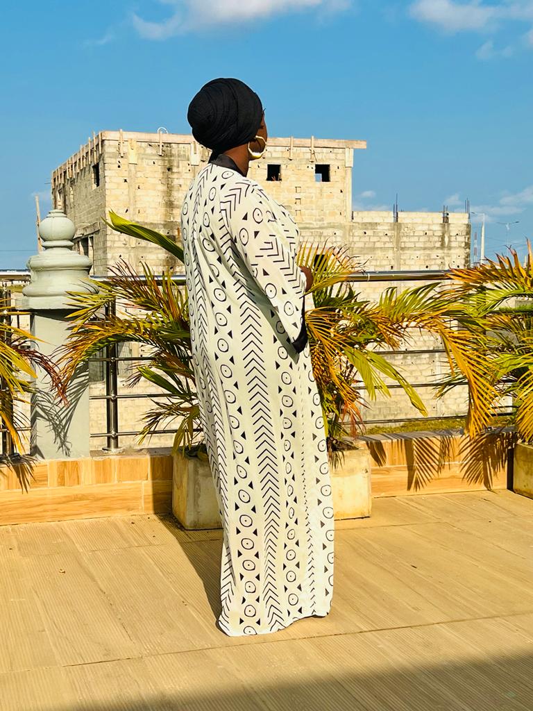 LILI ANKARA TRIBAL PRINTED KIMONOS (available in white, red, black and orange)