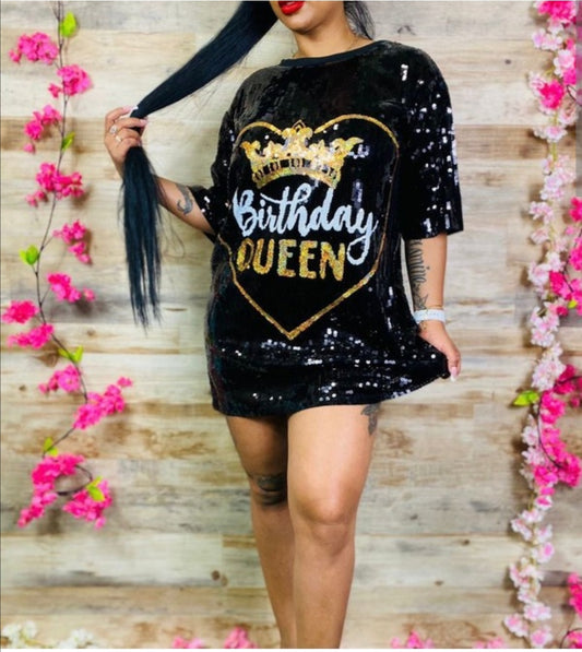 BIRTHDAY QUEEN SEQUIN DRESSES - 2 STYLES
