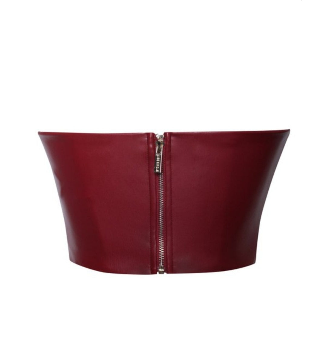 MISS CIRCLE VEGAN LEATHER SKIRT AND TOP SET