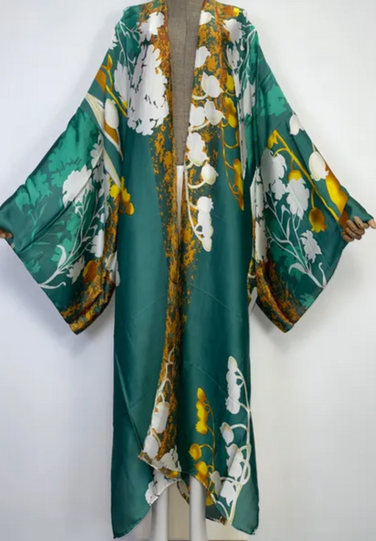 LUXURIOUS NANCY KIMONO DRESS